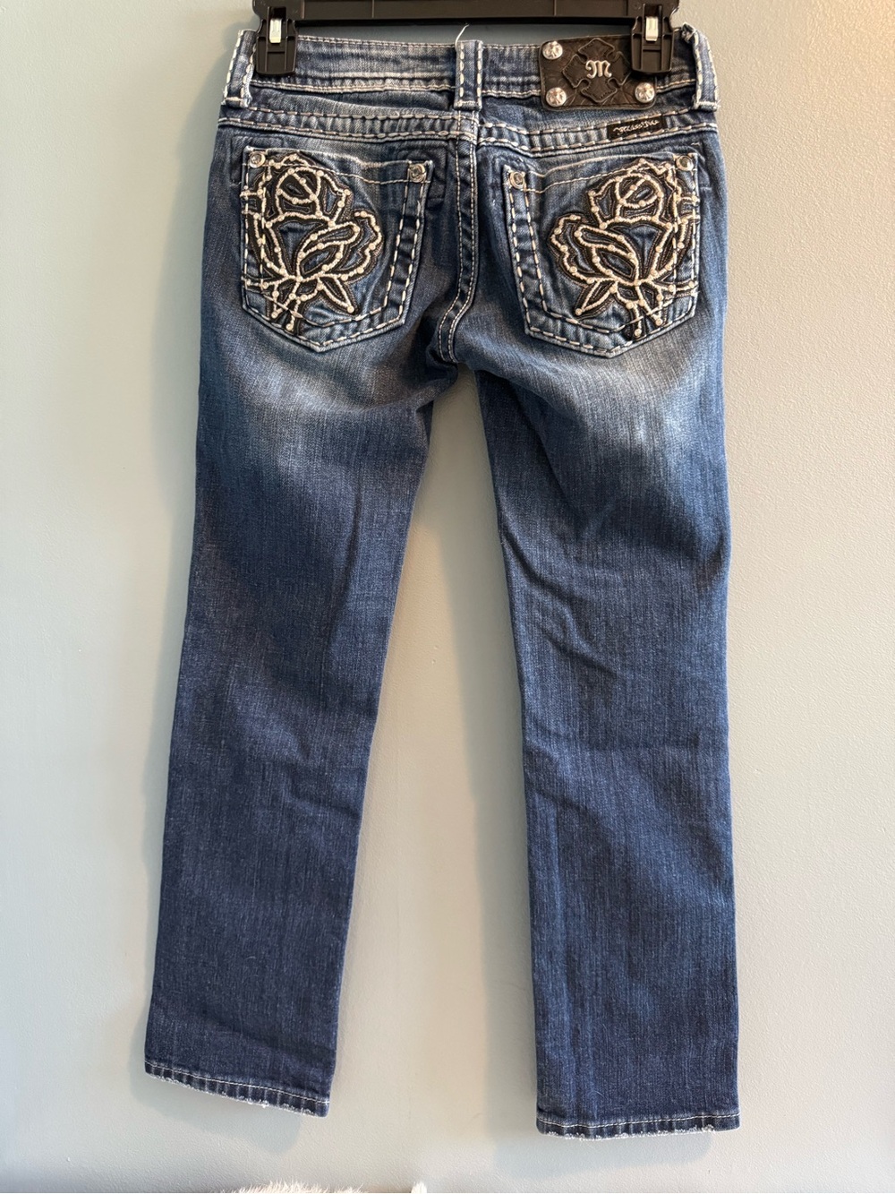 Miss Me Capri Rhinestone Low Rise Jeans